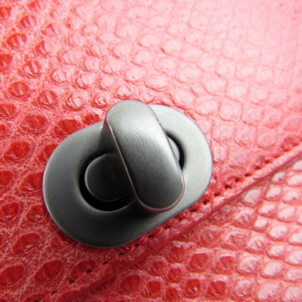 Bottega Veneta Python Pouch Red Wallet - image 14